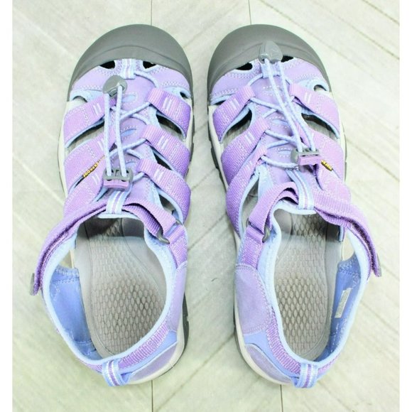 Keen Purple Nylon Closed Toe Bungee Cord Waterproof Outdoor Sandals Size 7 - Picture 7 of 9